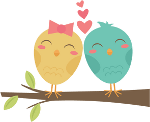 Love Birds Transparent Png Clipart - Love Bird Clipart Png