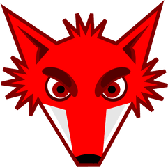 Cartoon Fox Head Transparent - Arctic Fox Head Transparent Background Png