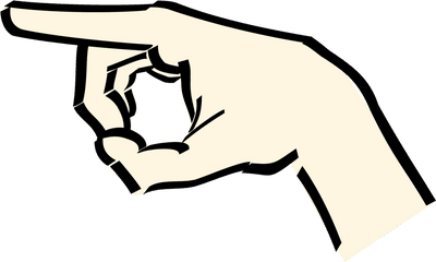 Hamsa Hand Clipart 39 Of - Pointing Hand Png