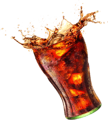 Coke Drink Juice Milkshake Soft - Cold Drink Glass Png