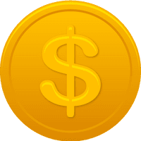 Trademark Symbol Dollar Us Yellow Coin - Free PNG