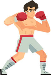 Rocky - Rocky Cartoon Boxer Png