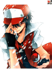 Pokemon Trainer Red Fanart Png