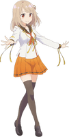 School Vector Anime Girl Free HD Image - Free PNG