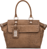 Leather Brown Handbag PNG Image High Quality