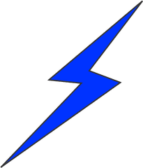 Download Blue Lightning Bolt Clipart - Clip Art Png