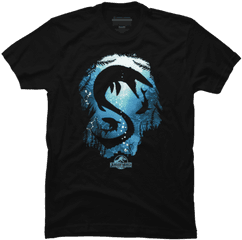 Jurassic Aquarium Mens Perfect Tee By - Camiseta De Mosasaurus Png