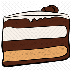 Cake Slice Icon - Chocolate Cake Png