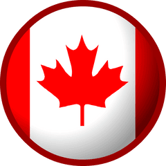 Canada Flag Png Icon 3 Image - Canadian Flag Button