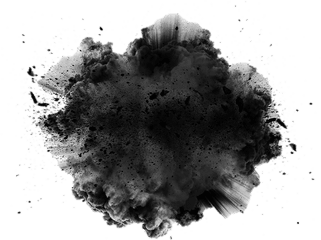 Download Explosion Texture Png - Black Color Smoke Overlay Black Smoke Png