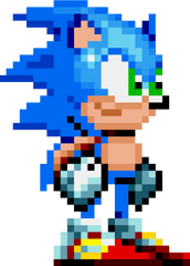 Sonic Mania Modern Classic Sprite - Sonic Mania Sonic Sprite Sonic Mania Sonic Sprite Png