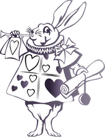 Wonderland Alice Rabbit In Download Free Image - Free PNG