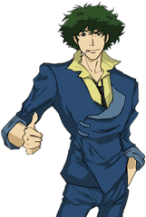 Cowboy Bebop Spike Spiegel Thumb Up Png - Spike Spiegel Cowboy Bebop