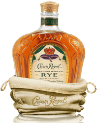 Crown - Crown Royal Rye Whiskey Png