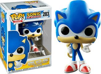 Sonic The Hedgehog With Ring Funko Pop Vinyl Figure - Antioquia La Mas Educada Png