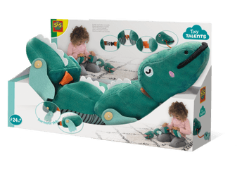 Ses Creative Buckle And Button Crocodile - Ses Creative Tiny Talents Klik En Knoop Krokodil Png