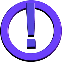 Exclamation - Point Pdt Europe Exclamation Mark Purple Png