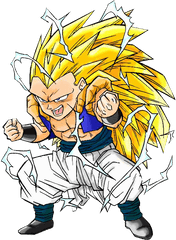 Gotenks Png 5 Image - Dbz Gotenks Ssj3