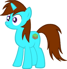 Steve Transparent Female - Rainbow Dash Full Size Png Minecraft Steve Alex Pony