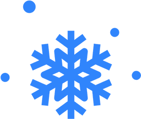 Newyear Snow Snowflake Winter Icon - Snowy Christmas Png