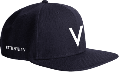 Battlefield V Navy Snapback Hat - Easton Hats Png