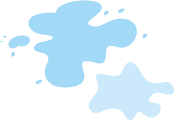 Blue Splash Water Painting Transparent - Yellow Semen Png