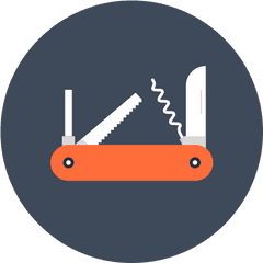 Swiss Army Knife Free Icon Of Design - Swiss Army Knife Icon Transparent Png