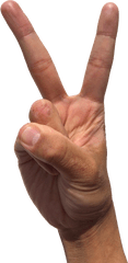 Mobile Phone In Hand Png Image - Pngpix Peace Sign Hand Png