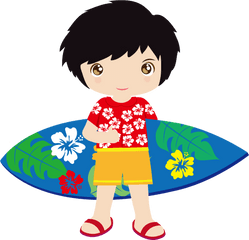 Luau Party Clipart - Luau Boy Clipart Png