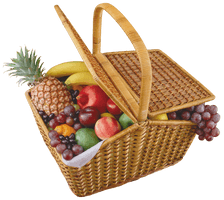 Basket Fresh Fruit Photos Free Download PNG HQ