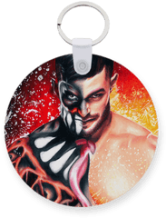 Finn Balor Printed Keychain Kc - Keychain Png