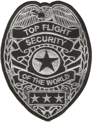 Top Flight Security Company Cloth Badge - Solid Png