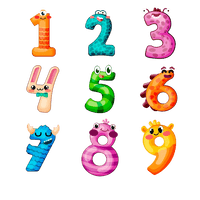 1 To Number Free Photo - Free PNG