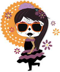 Download Hd Dulceu0027s Day Of The Dead Stickers Messages - Works Engineering Cam Gears Png