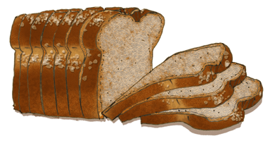 Multi Slices Grain Bread Download Free Image - Free PNG