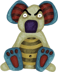 Ink Drawings U2014 Striped Aardvark - Baby Toys Png