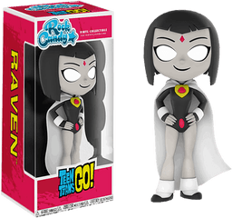 Dc Comics - Teen Titans Go Raven In White Rock Candy Vinyl Figure Teen Titans Go Toy Png