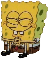 Happy Spongebob Meme Png Image - Send To Your Crush