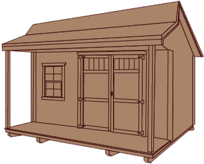 Sheds One Small Garden - Horizontal Png