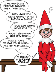 Digital Art Png Image - Drawings Of Elf On The Shelf