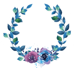 Transparent Watercolor Flower Wreath - Flower Drawings Watercolor Transparent Background Png