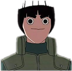 Download Hd Rock Lee Transparent Png - Head Rock Lee Png