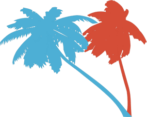 Vector Palm Trees Svg - Palm Tree Clip Art Png