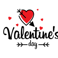 Heart Valentines Day Text PNG Download Free