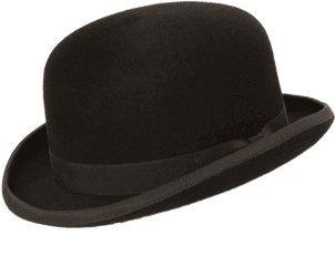 Download Levine Winston Firm Felt Derby - 1920u0027s Top Hat Solid Png