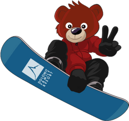 Snowboarding Dolomit Family Resort - Monkey On A Snowboard Png