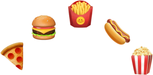 Crown Emojicrown Food Sticker - Food Group Png