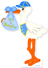 Picture - Its A Boy Stork Png