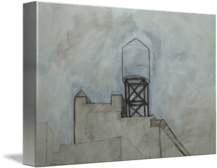 Water Tower Study - Visual Arts Png