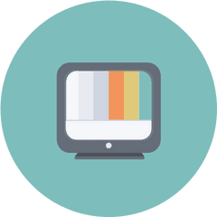 Display Electronics Media Retro Television Tv Icon Png